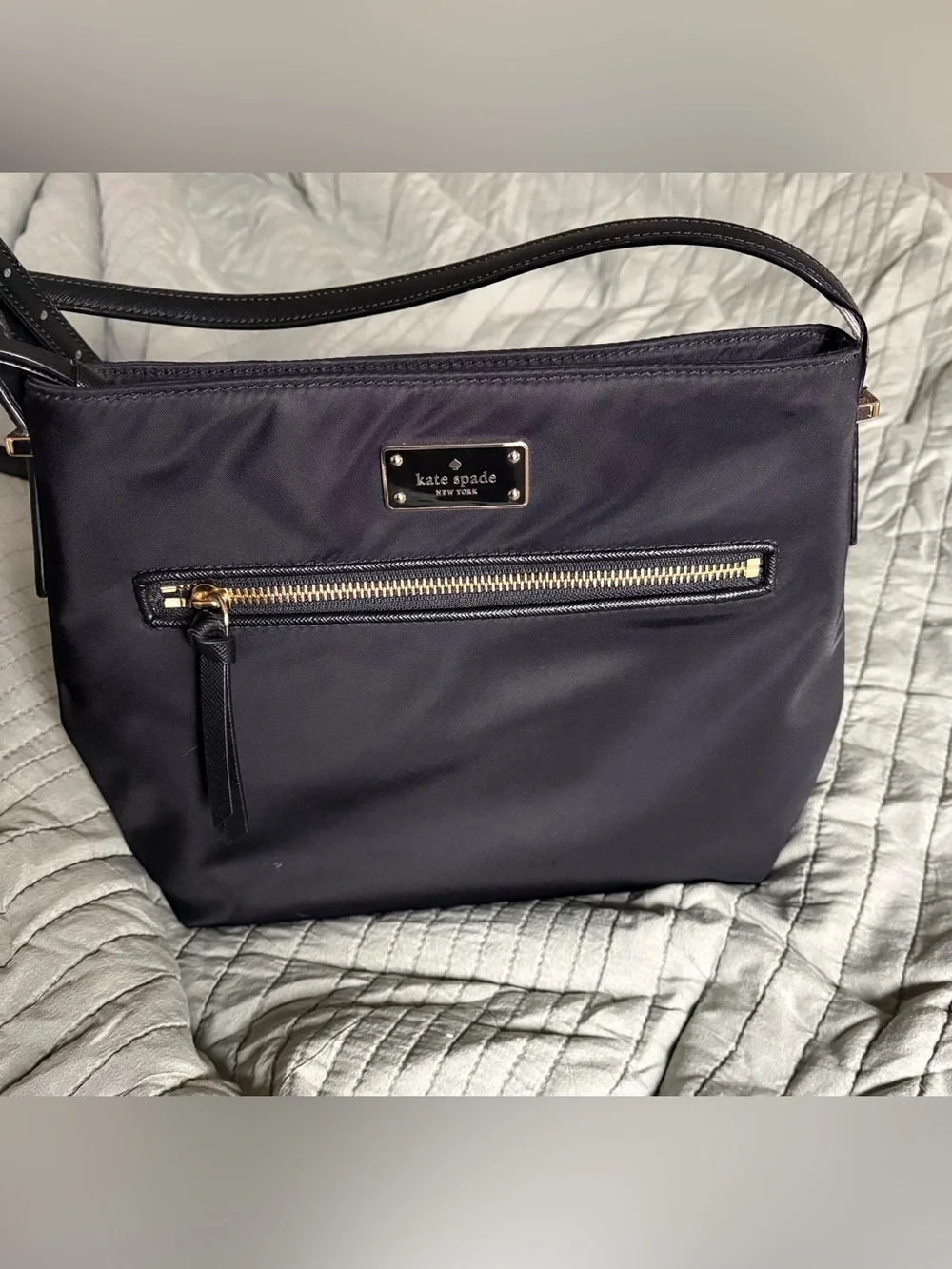 Kate Spade New York Black Nylon Crossbody Bag | Mint Condition